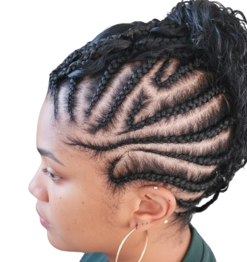 Nagô femininas feitas no estúdio Formosa Black